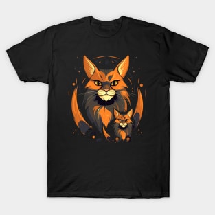 Somali Cat Fathers Day T-Shirt